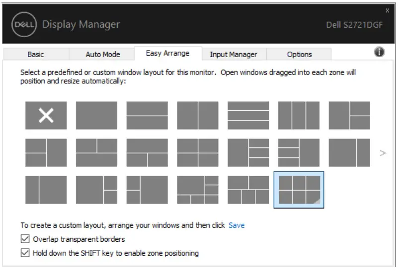 DELL 27 Gaming Monitor S2721DGF- Easy Arrange