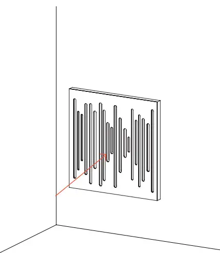 VICOUSTIC Diffuser Ultra Wavewood - 15 seconds