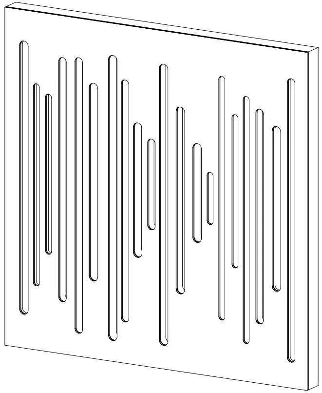 VICOUSTIC Diffuser Ultra Wavewood