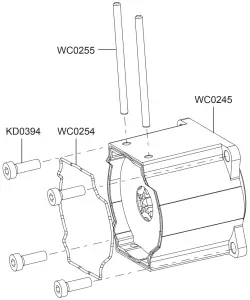 SENCO F-35XP - Gearbox Assembly