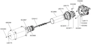 SENCO F-35XP - Mechanical Assembly 3