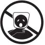 Risk of suffocation icon