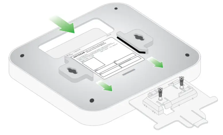 NETGEAR WAX214 WiFi 6 AX1800 Dual Band PoE Access Point-solid ceiling 2