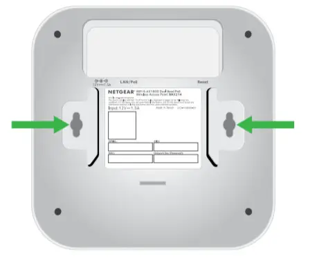 NETGEAR WAX214 WiFi 6 AX1800 Dual Band PoE Access Point-solid wall
