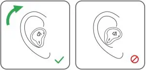 Wearing the Earphones