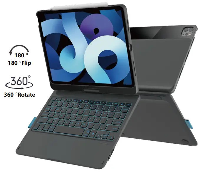 EARTO JP163 iPad Air 4th Generation Case with Keyboard