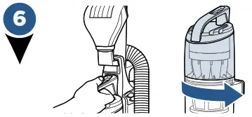 Bissell 2215 Series Powerglide Vacuum - Assembly 6