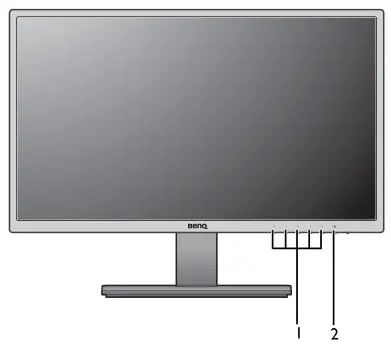 BENQ G Series LCD Monitor - Front view