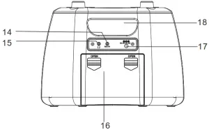 JENSEN Portable Stereo Bluetooth Music System CD-565 - Front View 2