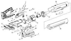 RYOBI 18 Volt Blower - FIG 1