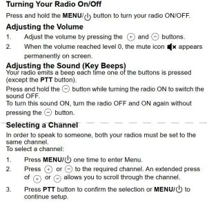 FIG 3 Basic Radio Operations