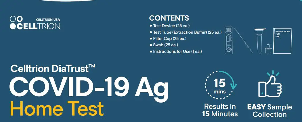 Celltrion DiaTrust COVID-19 Ag Rapid Test Instructions - COVID-19 Ag Home test