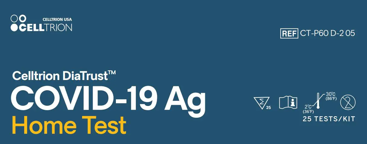 Celltrion DiaTrust COVID-19 Ag Rapid Test Instructions - Certified icon