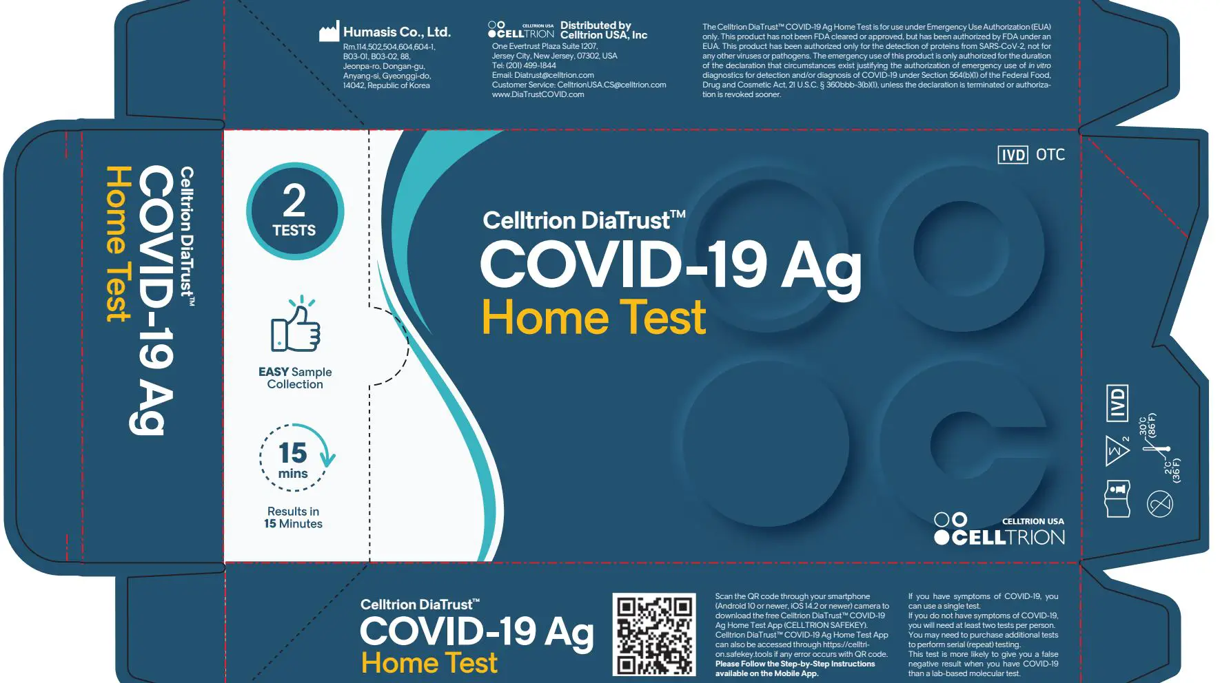 Celltrion DiaTrust COVID-19 Ag Rapid Test Instructions - Test 2