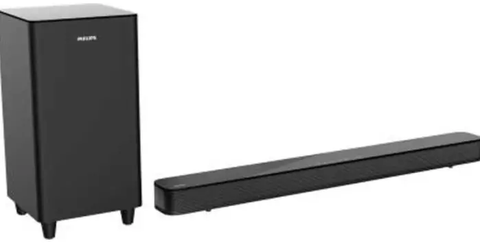 PHILIPS HTL8162 2.1CH 160W Bluetooth Soundbar with Wireless Subwoofer