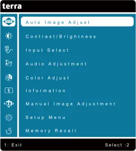 2226W-EN - Main Menu