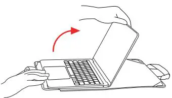 TECHmatte Macbook Pro Air 13.3 Carry Case User Guide - Open your Macbook