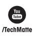 TECHmatte Macbook Pro Air 13.3 Carry Case User Guide - Youtube Logo