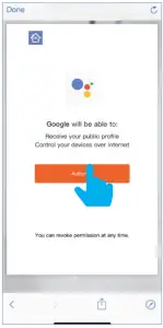 Connecting to Google Home