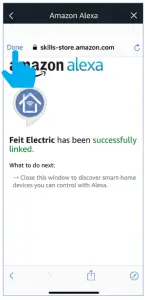 Connecting to Alexa