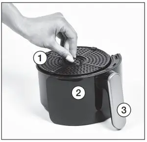 Copper Chef AF9103 2 Quart Airfryer - Parts