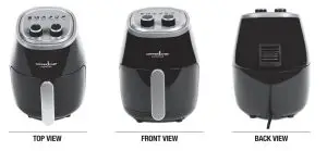 Copper Chef AF9103 2 Quart Airfryer - Parts accessories