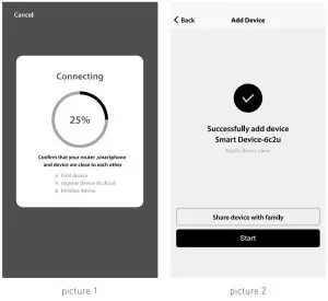 SSLUCE 5MP IP20 Wi-Fi Smart Led Strip Light - Network connection process 1