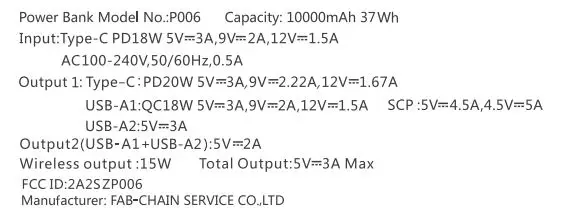 MYAO P006 Wall Charger Power Bank fig3