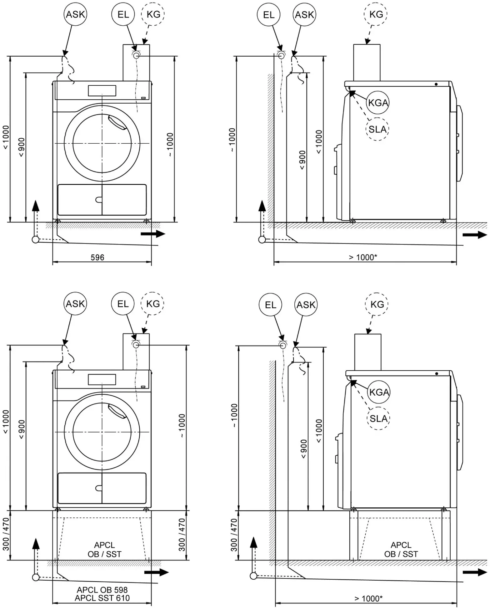 Miele PDR 908 HP Heat-Pump Dryer - Installation 3