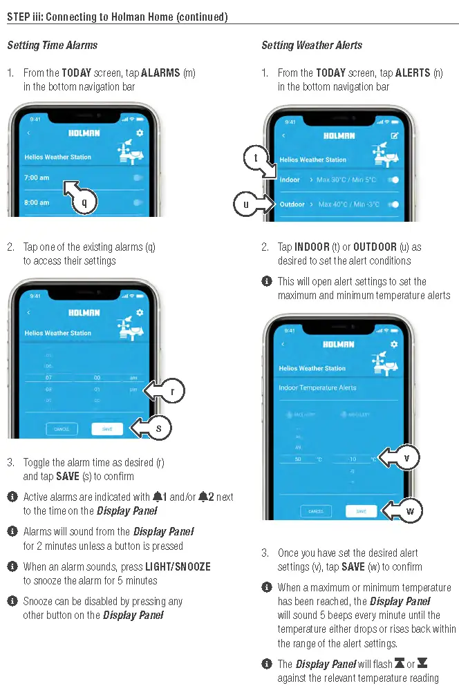 Connecting to Holman Home