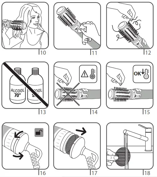Rowenta 1820007284-IFU brush- FIRST USE 2