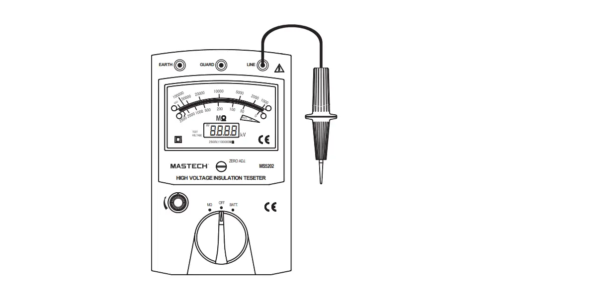 Mastech Ms5202 High Voltage Insulation Tester User Guide Mastech Ms5202 High Voltage Insulation Tester User Guide