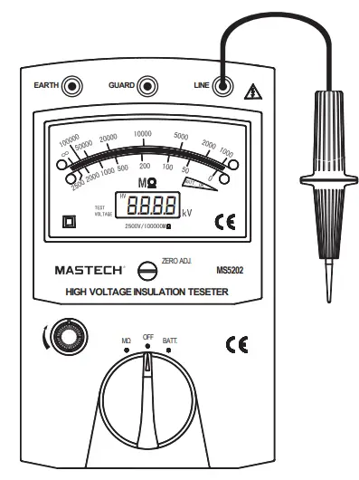 MASTECH MS5202 High Voltage Insulation Tester fig1