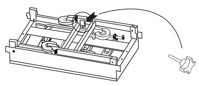 The legs are folded on the 1