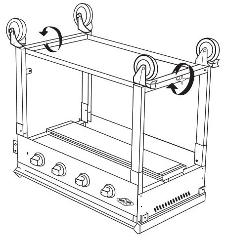 The legs are folded on the 2