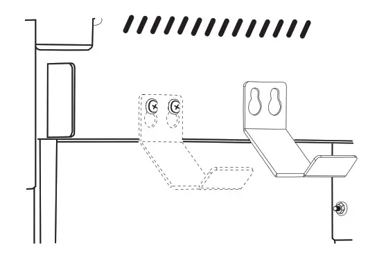 The legs are folded on the 5