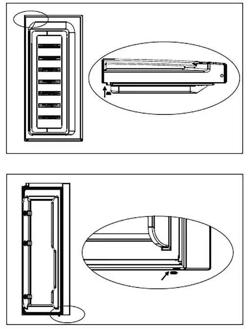 ETA139090010 Fridge - Rubber blocks 2