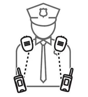 motorola WM500 Wireless Remote Speaker Microphone-1