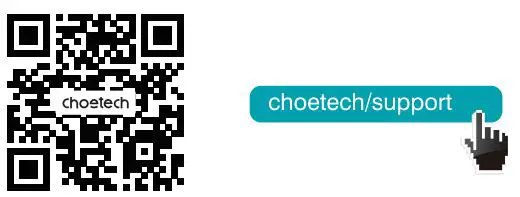 CHOETECH PD6008 PD 100W Dual USB-C Fast Charger User Manual - QR Code