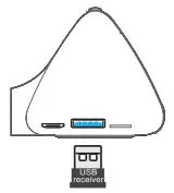 Innodesign S100 Portable Beam Projector - External Device Connection