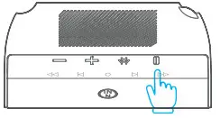 Innodesign S100 Portable Beam Projector - Power Button