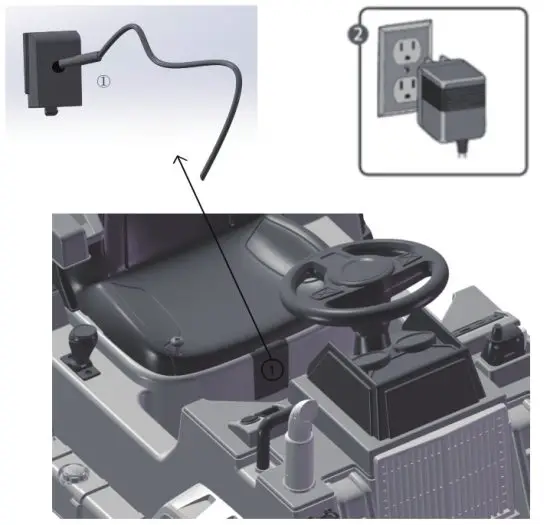 GYMAX GYM05243 Kids Ride On Dump Truck - Charge