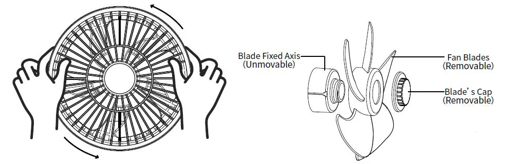 Shenzhen Cassvie Technology KF-01C Oscillating Clip Fan fig6
