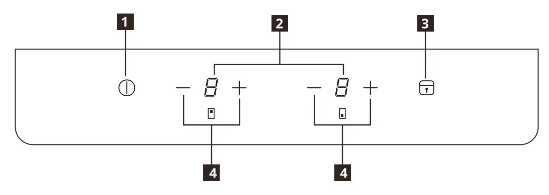 IKEA 70493503 TILLREDA Portable Induction Hob - panel