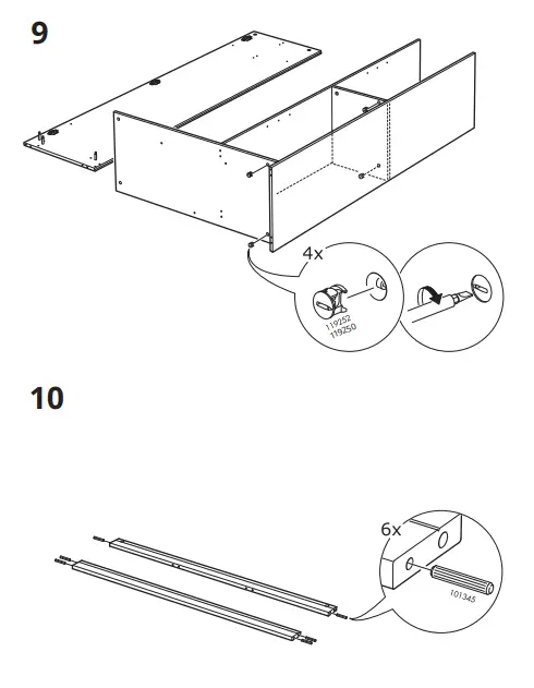 IKEA 404.079.22 BRIMNES Wardrobe with 3 Doors 10