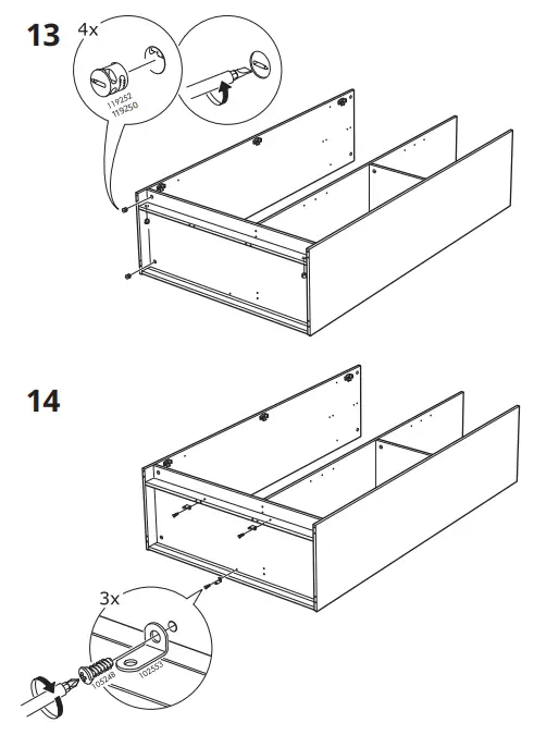 IKEA 404.079.22 BRIMNES Wardrobe with 3 Doors 12