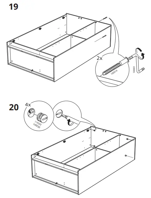 IKEA 404.079.22 BRIMNES Wardrobe with 3 Doors 15