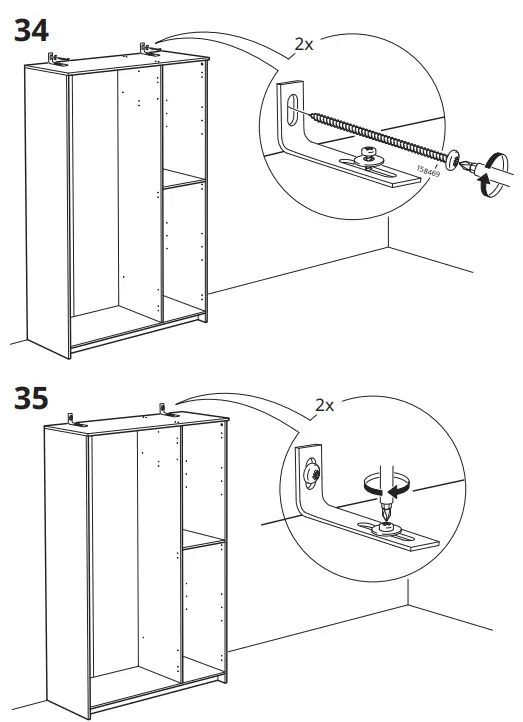 IKEA 404.079.22 BRIMNES Wardrobe with 3 Doors 253