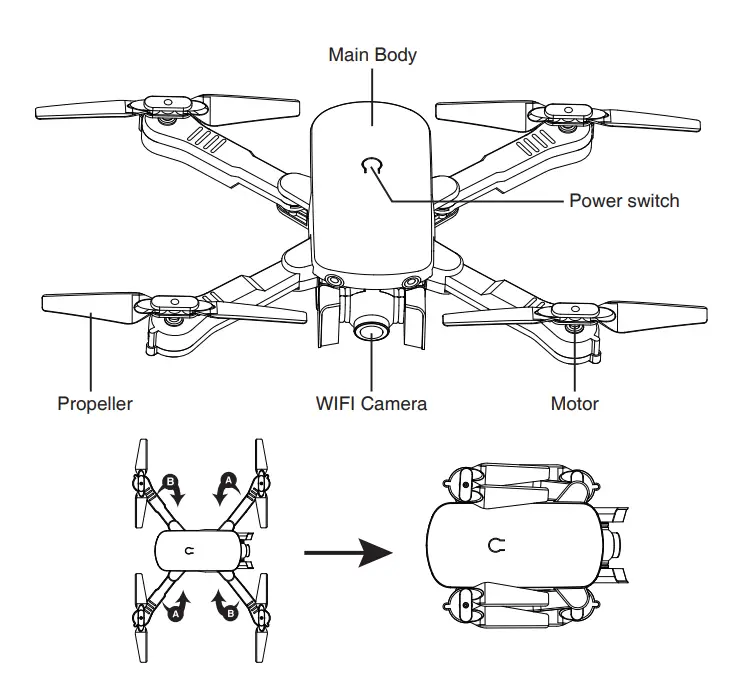 TOMZO- D25-Drone-with-Camera-fo-Adults-4K-UHD-fig1