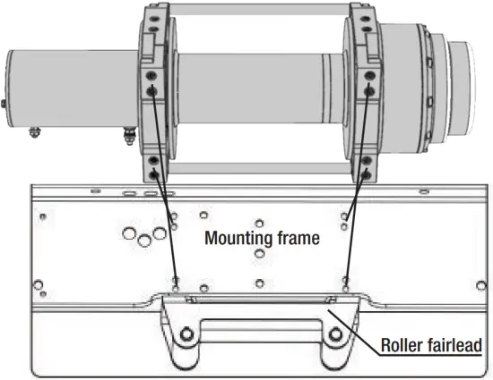 MILE MARKER SEC18 Water Proof Electric Winch fig 2